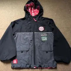 BABY DOLL フード付きジャケット リバーシブル黒・赤