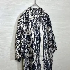 MEN'S BIGI メンズビギ 個性的 レーヨン100% 総柄半袖シャツのサムネイル