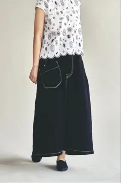 ミナペルホネン　デニムスカート