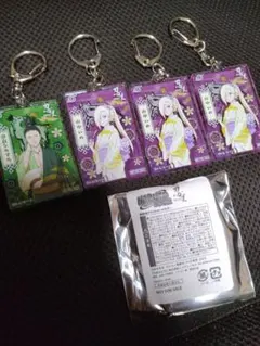 山中いの シカマル アクリルキーホルダー 4個セット