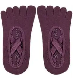 ヨガソックス【2足セット】滑り止め付き ５本指 滑り止め付 通気 抗菌 防臭