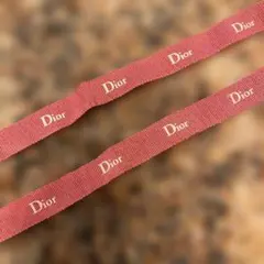 Dior ロゴリボン ピンク 手芸素材