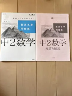 中2数学 最高水準問題集 文英堂 解答解説付き