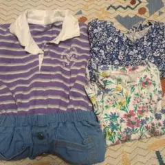 BREEZE ワンピース90・BabyGAP 半袖95 3点セット