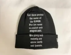 Supreme New Era Psalm Beanieブラック