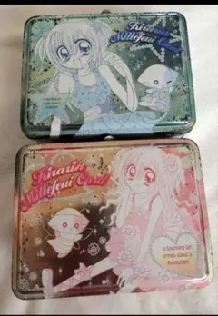 レアカード付 きらりん☆レボリューションミルフィーカード&缶ケース