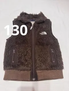 THE NORTH FACE フリースベスト ブラウン130