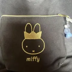 ミッフィー miffy ポーチ 刺繍 星柄