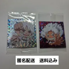 ワンピース　にふぉるめーしょん　ウエハースステッカー2枚セット