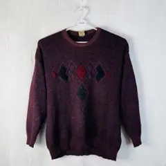 アンジェロ タッカリ ANGELO TACCARI 刺繍ニットセーターL 麻混 - メルカリ