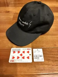 FRAGMENT V.A agnes b. キャップ ブラック F タグ付き