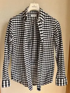 TOMORROWLAND ギンガムチェック柄 長袖シャツ ボタンダウン メンズ