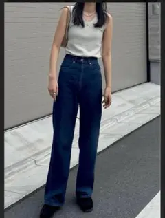 claneパイルラウンドタンクトップ　アイボリーのサムネイル