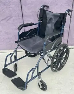 自走介助兼用車椅子 Hill Stone ny545 22インチ ネイビー - メルカリ