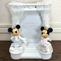 【即購入OK】希少 ディズニー フォトフレーム ウェディング ミッキー ミニー