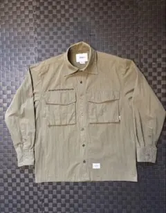 マッサ様　バグッタ　サファリジャケット　シャケット　ベージュ　リネン　L マッサ様 バグッタ サファリジャケット シャケット ベージュ リネン L
