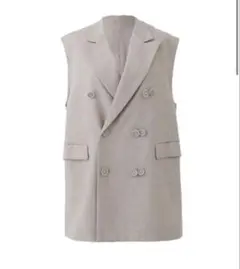 シーニュ Cygne パワショルショート丈ジレ Patric ベスト トップス