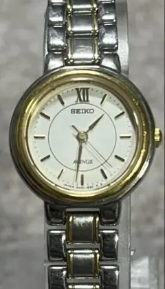 稼動品 新品電池交換済 SEIKO AVENUE 5P31-6D40 コンビ - メルカリ