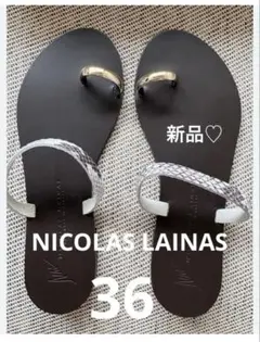 【新品】　NICOLAS LAINAS 別注 フィンガーフックサンダル 36のサムネイル
