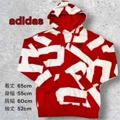 adidas アディダス パーカー 本田翼着用モデル ワンポイント刺繍ロゴ