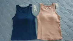 【新品タグ付】UNIQLO アメリカンスリーブブラトップ 2枚セット S
