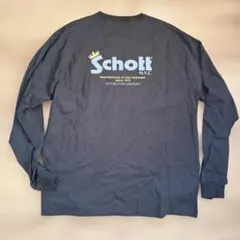 Schott 長袖カットソー 2XL ブラックのサムネイル