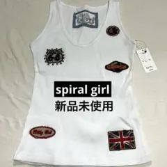 スパイラルガール　spiral girl ノースリーブ　タンクトップ　ワッペンのサムネイル