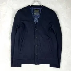 人気☆ナノユニバース 西川ダウン ジャケット カーディガン キルティング M