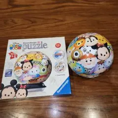 だ*ん様 ディズニー 3Dパズル 72ピース 丸型 ミッキー ミニー ツムツム