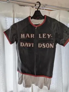 HARLEY-DAVIDSON メッシュジャケット半袖・表地 牛革・裏地 ポリエのサムネイル