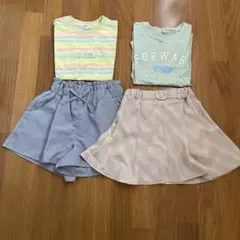 カラフルTシャツとスカートセット　まとめ売り