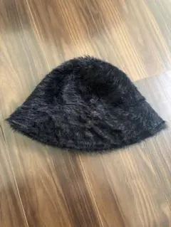 GU 黒 バケットハット