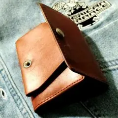 【コンパクト】本革 三つ折り財布 ミニ財布 イタリアンレザー