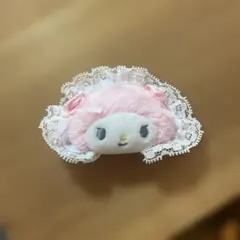 マイメロ　ぬいぐるみ ヘアクリップ