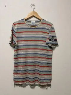 Vivienne Westwood Tシャツ L マルチボーダー オーブ刺繍のサムネイル
