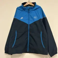 Nike ナイキ フード付きジャケット 青/黒 150cm