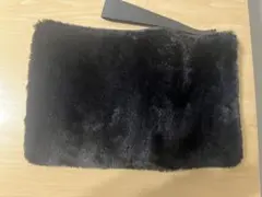 ✳︎未使用✳︎  ファー　クラッチバッグ　earth