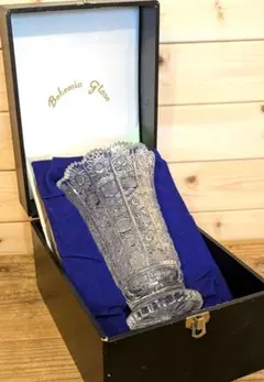 BOHEMIAN ボヘミアグラス　500PK ハンドカット　花瓶　フラワーベース