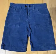 最終値下げ　コーデュロイ ショートパンツ ブルー