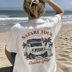SAFARI TOUR 半袖Tシャツ ホワイト L