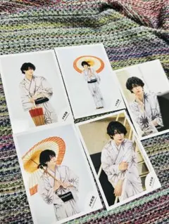 少年忍者 織山尚大　忍サマ 浴衣 公式写真 5枚セット