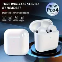 AirPro4 Bluetooth イヤホン ホワイト