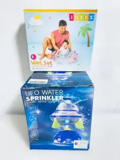 K58 スプリンクラー 噴水おもちゃ インテックス ビーチバディスリーリング