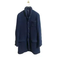 アンダーカバー UNDERCOVER 2017SS ニット コート ネイビー 2のサムネイル
