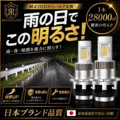 20系 アルファード ヴェルファイア 爆光 D4S LEDヘッドライト ホワイトのサムネイル