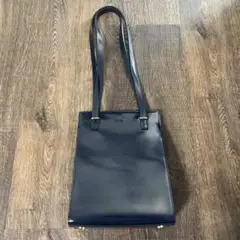 美品　MIKIMOTO ネイビー ハンドバッグ