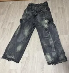 royal flash /FR(13)NDS ダメージワイドパンツ