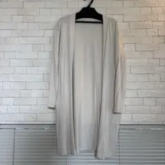 UNTITLEDロング丈 カーディガン 長袖 アイボリー　Mサイズのサムネイル