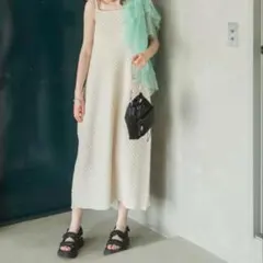 forksy.（フォルクシー）フクレ ジャガード キャミワンピース F