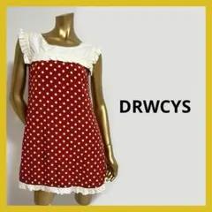 【3935】DRWCYS 水玉 ノースリーブ ワンピースのサムネイル